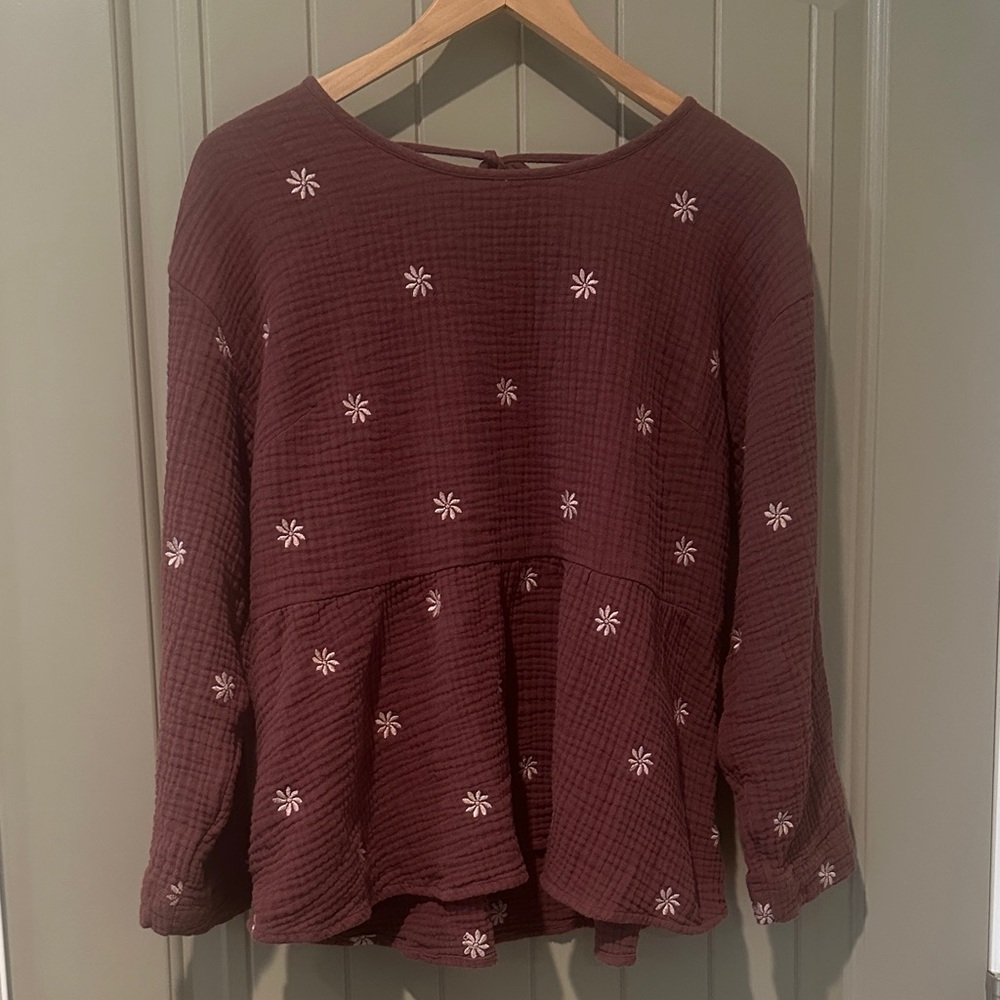 MADEWELL Lightspun Peplum L - Picture 3 of 11